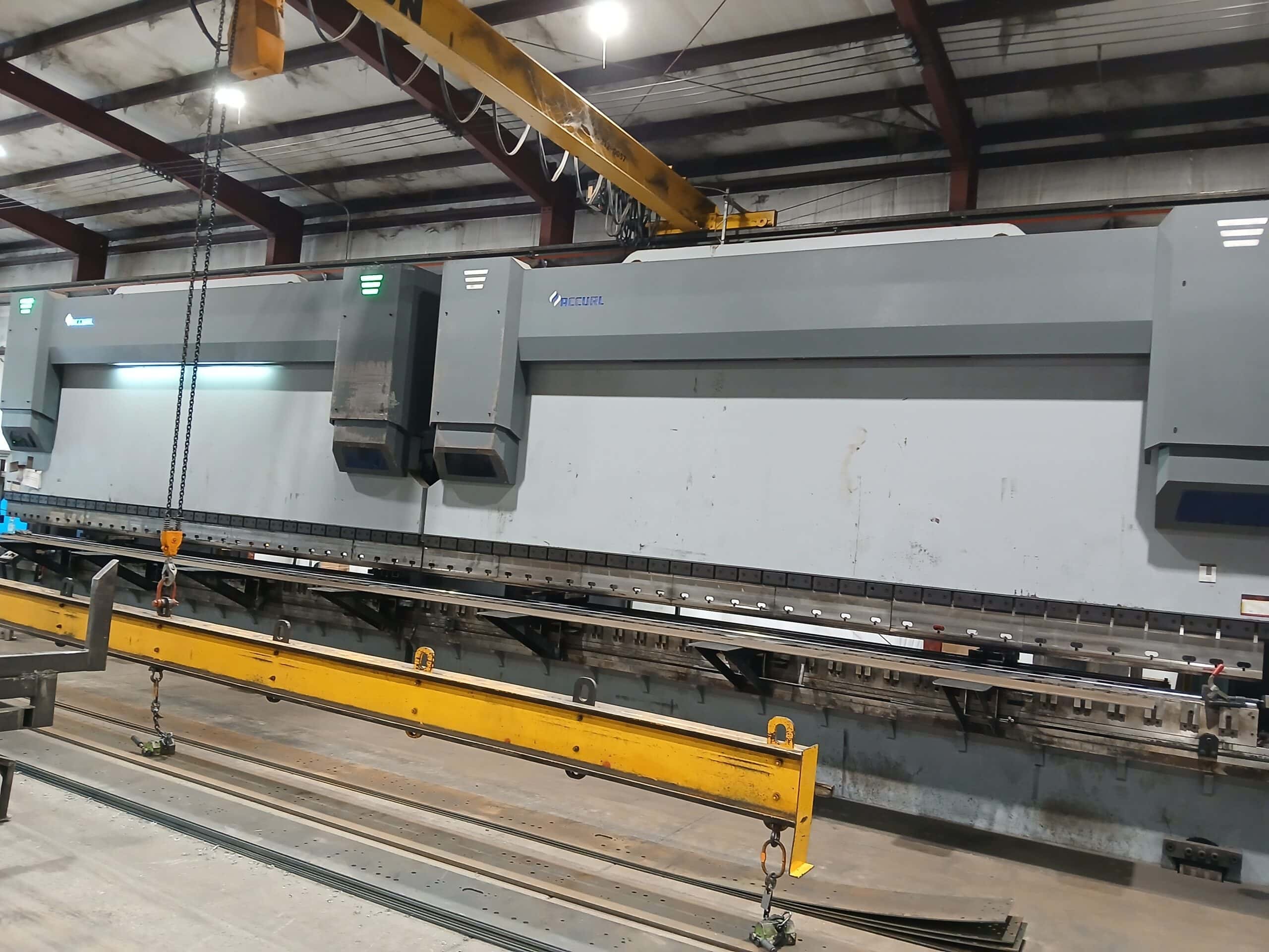 ACCURL CNC Press Brake for large scale metal bending at TCM